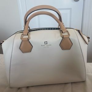 White Kate Spade Satchel Bag
